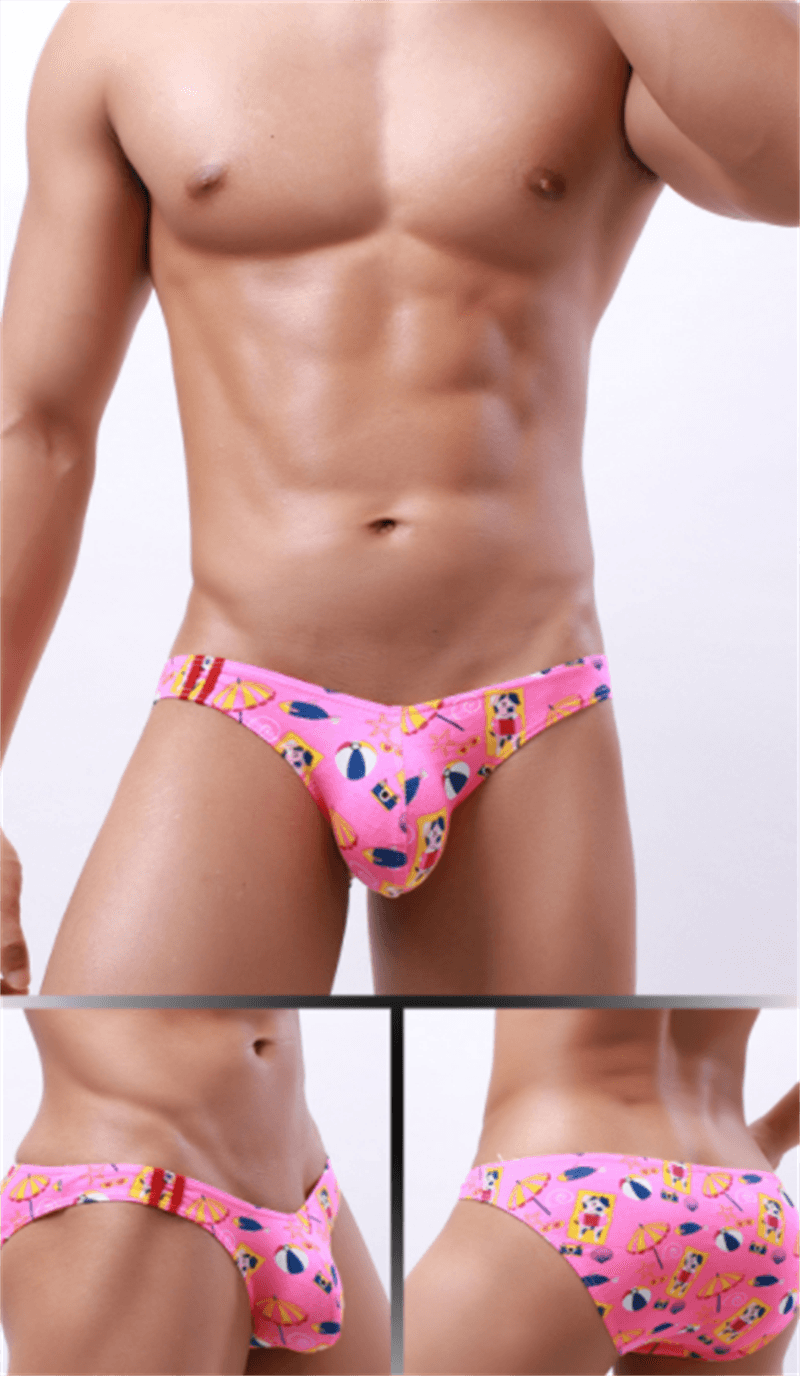 Calzoncillos de algodón estampados cintura baja