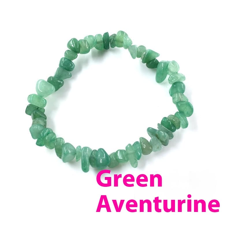 Pulsera de grava con diseño geométrico asimétrico