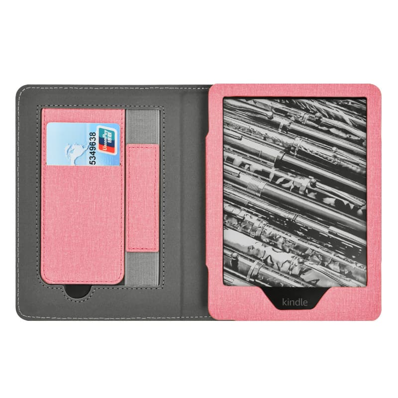 Funda protectora con patrón textil y soporte