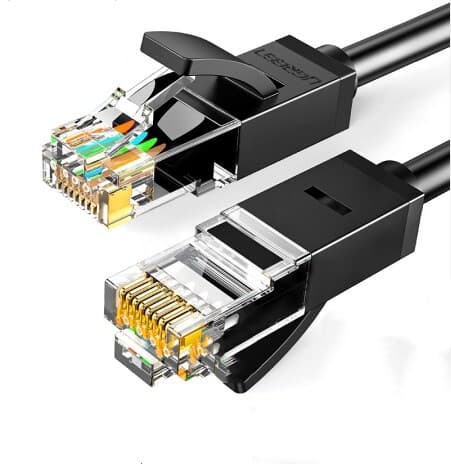 Cable de red CAT6 gigabit, 2 metros, estructura reforzada