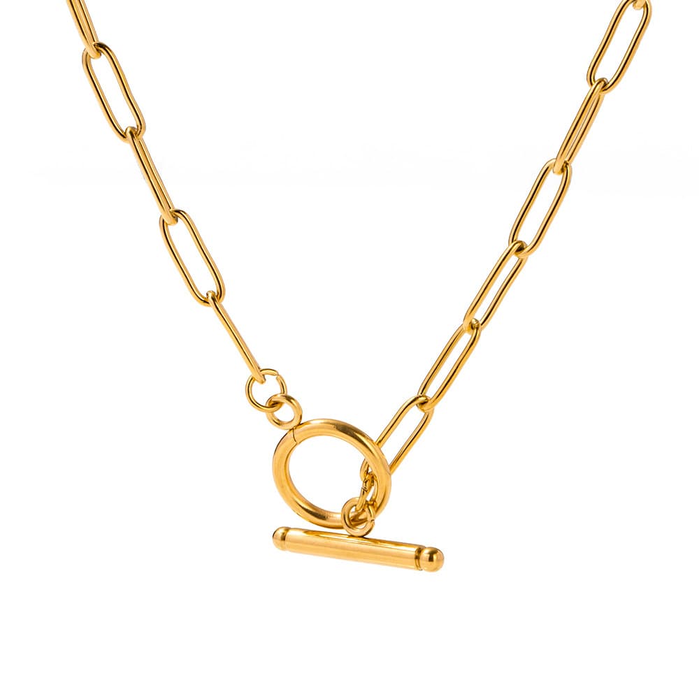 Collar con accesorios de clip para mujer