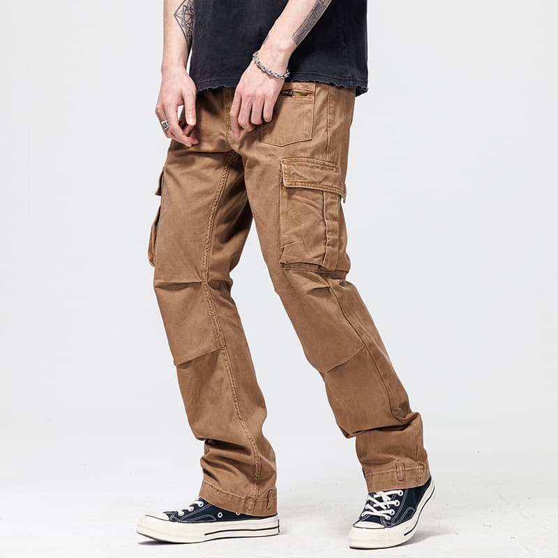 Pantalón cargo de pierna ancha