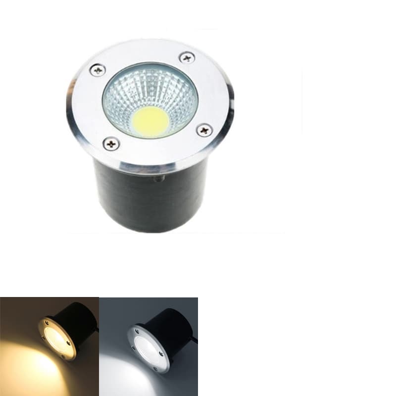 Luz LED COB empotrada para exterior
