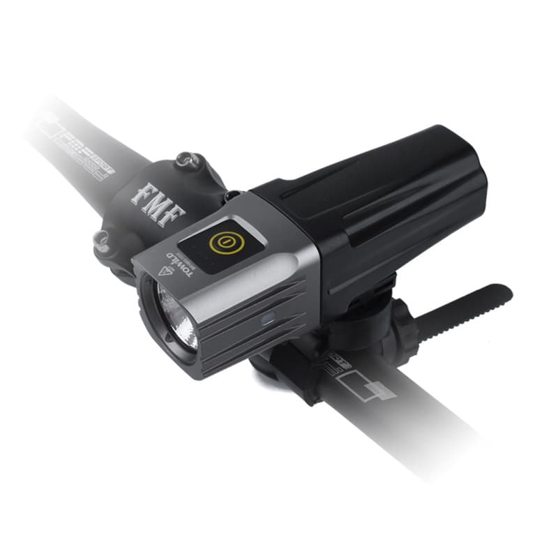 Luz frontal de bicicleta de largo alcance para paseos nocturnos