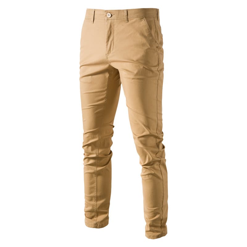Pantalón hombre algodón transpirable casual negocio