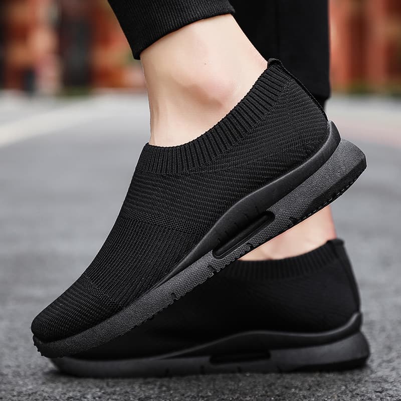 Zapatillas sneaker de malla tejida para hombre