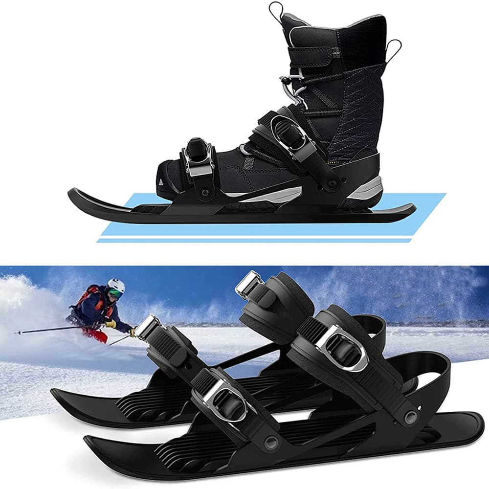 Patines de esquí miniatura ajustables para nieve