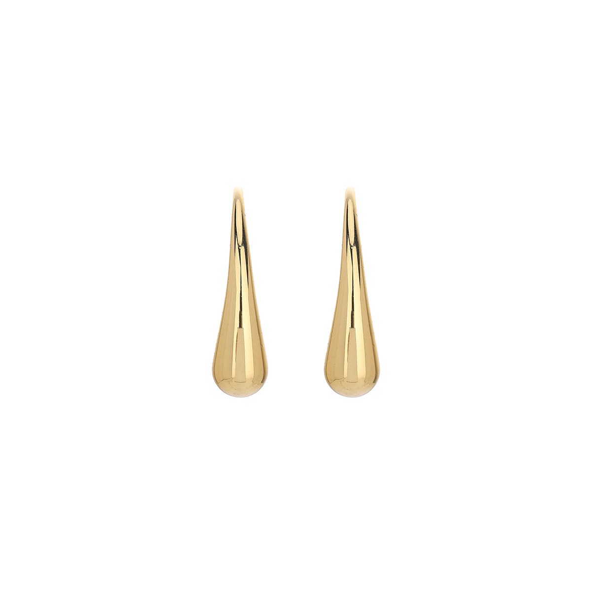 Aretes mini dorados simples y elegantes