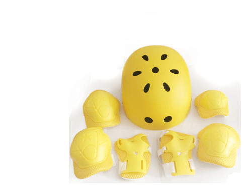 Juego de protección completo con casco y accesorios