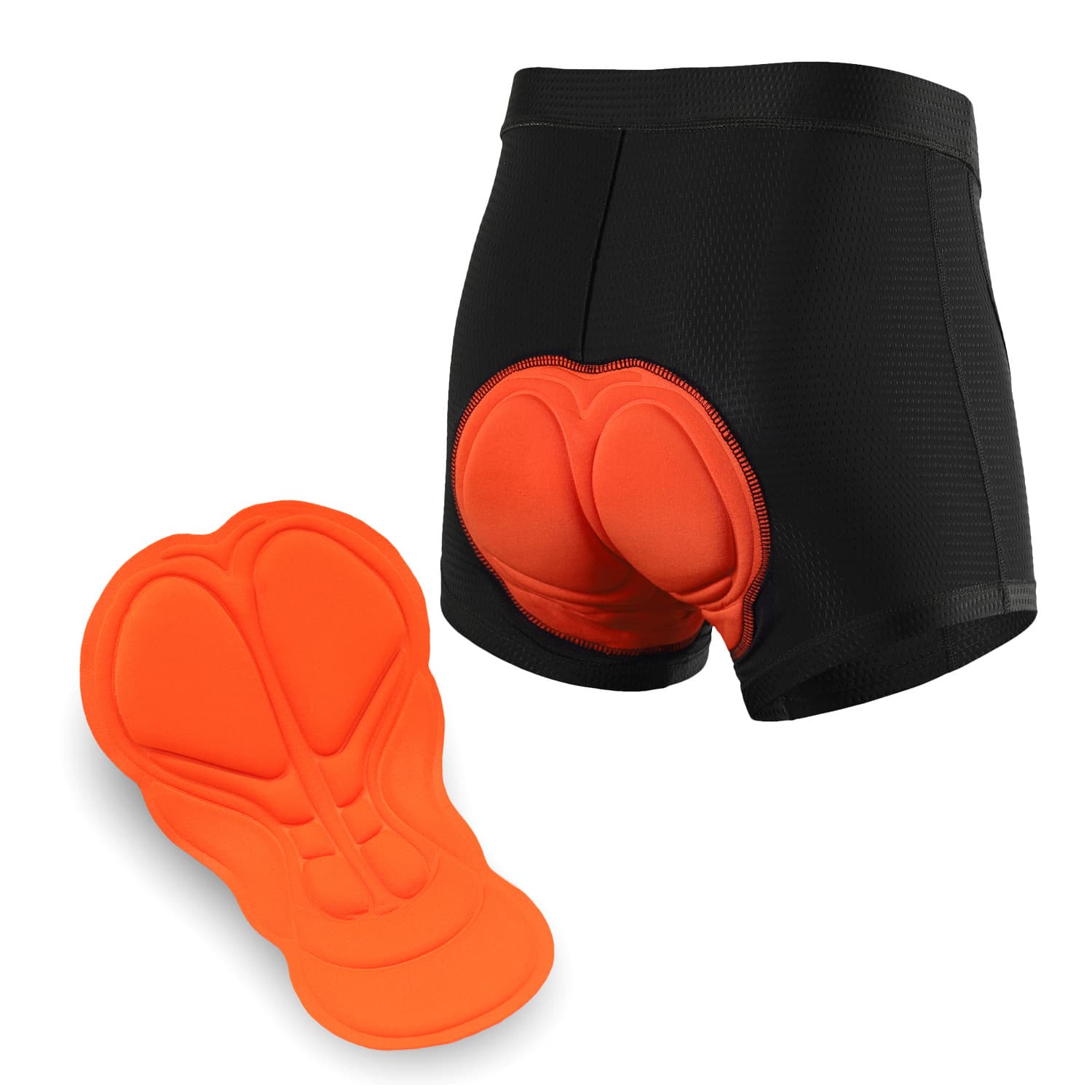 Shorts de ciclismo para hombre con asiento acolchado