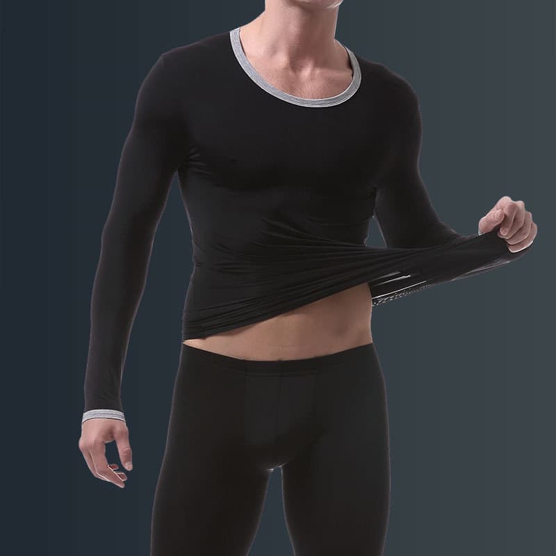 Conjunto de ropa térmica ice silk para hombre