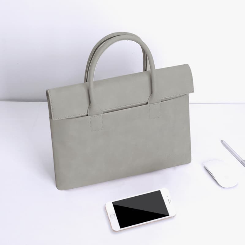 Estuche protector de cuero PU para tablet y laptop