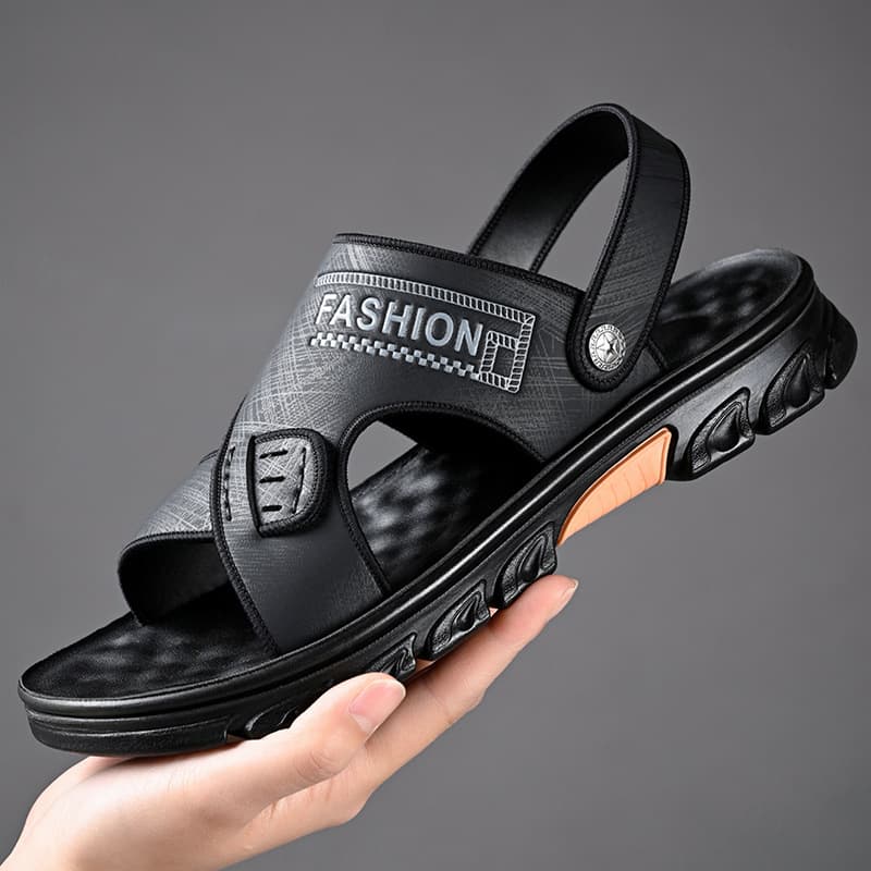 Sandalias de cuero genuino para hombre