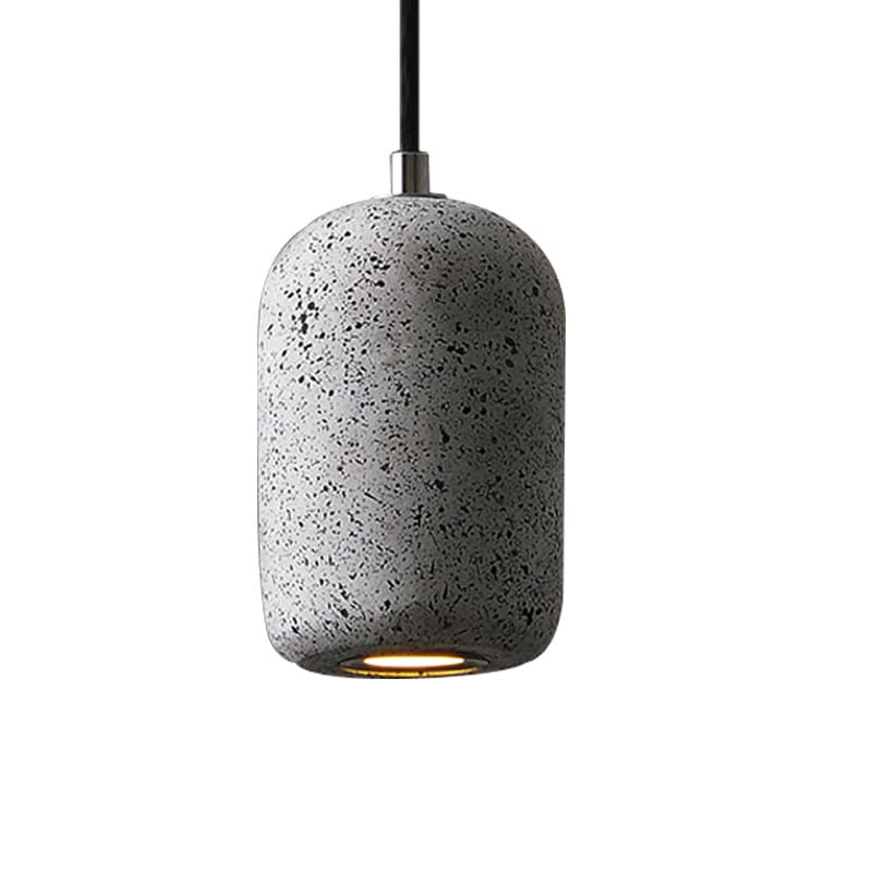 Lámpara colgante de cemento industrial, diseño nórdico loft