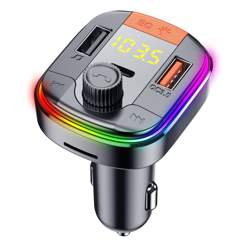 Reproductor MP3 Bluetooth para auto con carga rápida