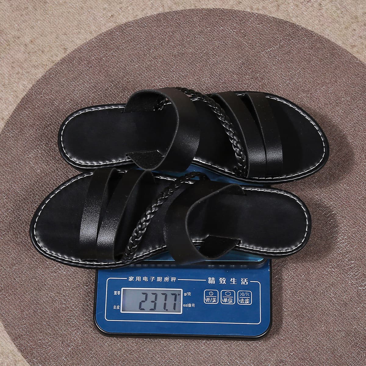 Sandalias talón plano cómodas talla grande