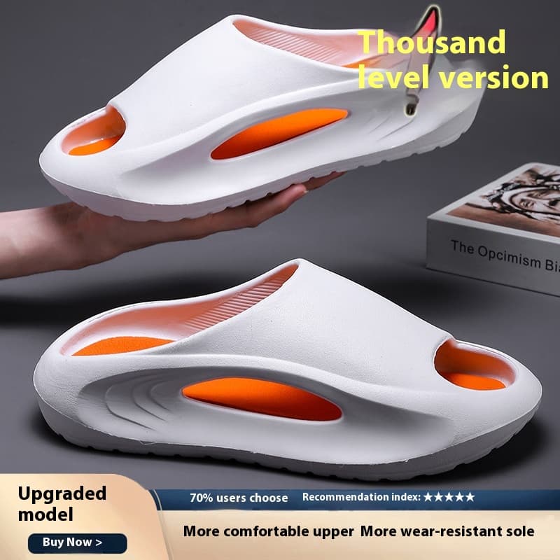 Pantuflas deportivas de plataforma para hombre, antideslizantes