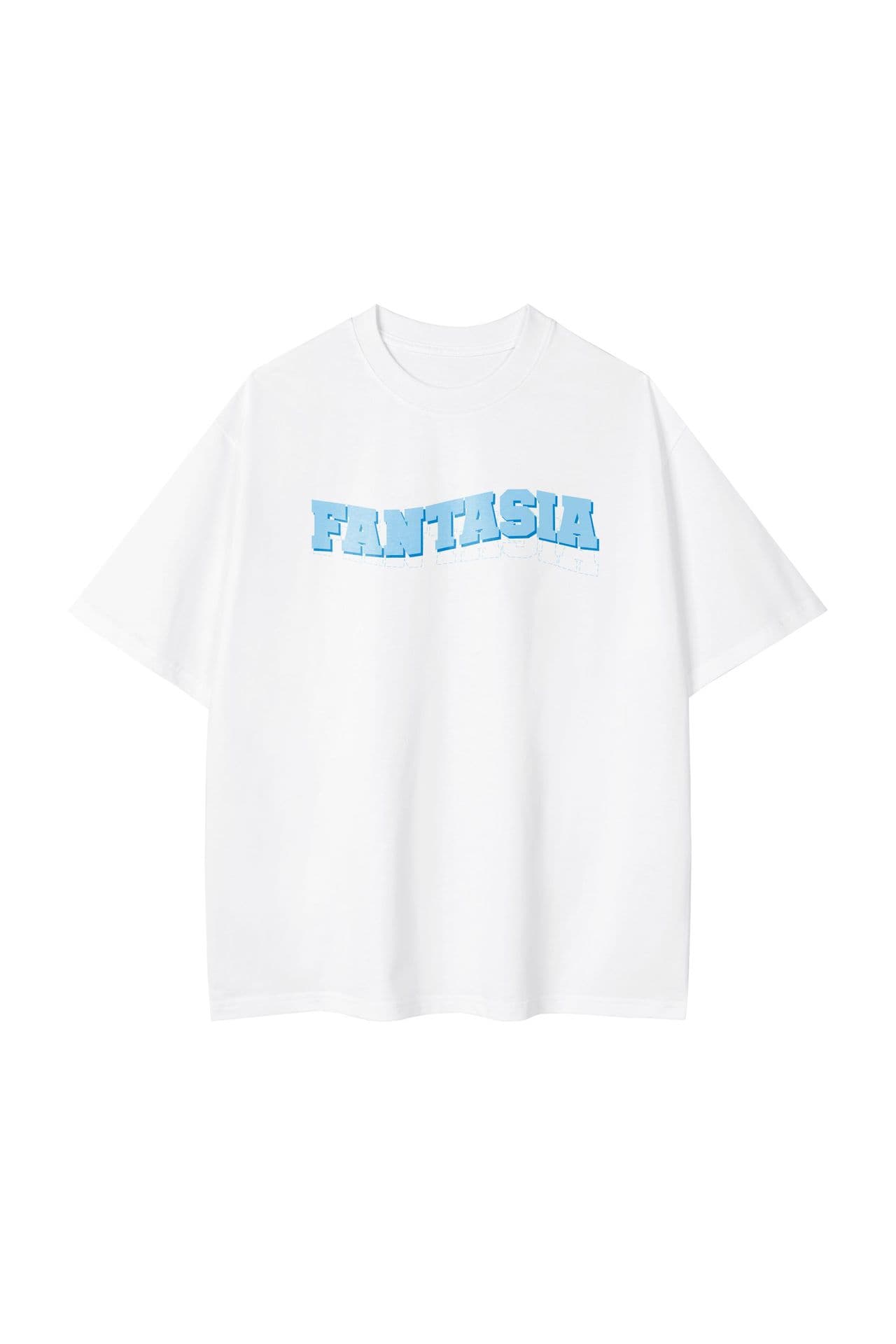 Camiseta manga corta con letras impresas estilo street