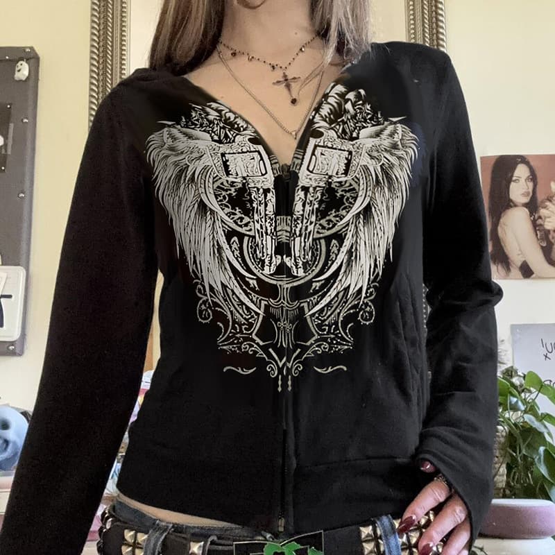 Suéter personalizado con estampado de alas