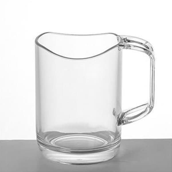 Vaso de plástico transparente con diseño creativo