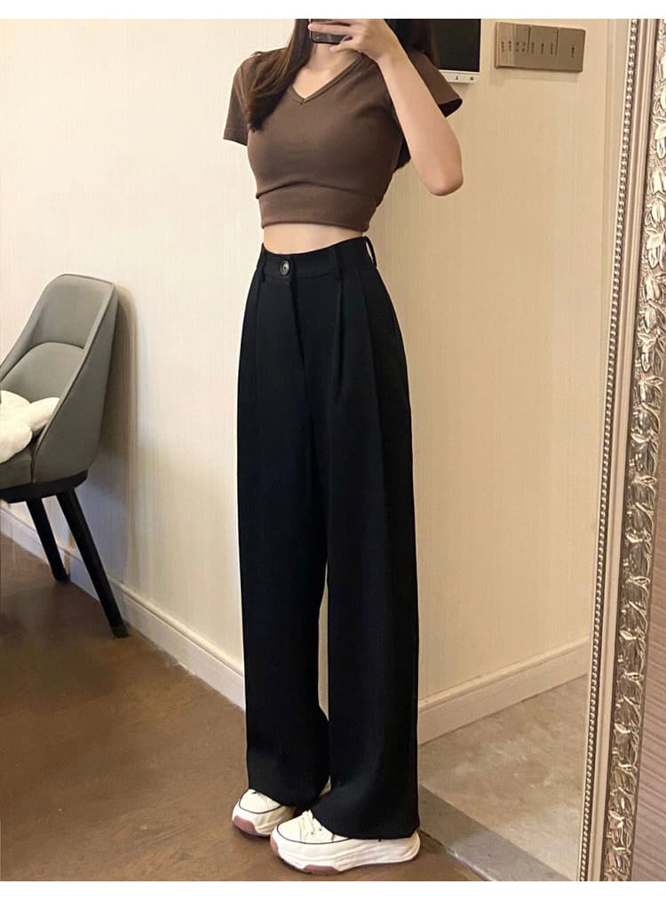 Pantalones tipo linterna color negro para mujer