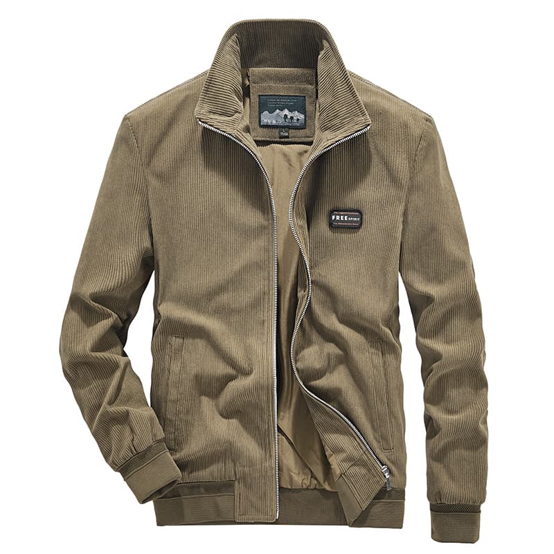 Chaqueta casual de pana para hombre