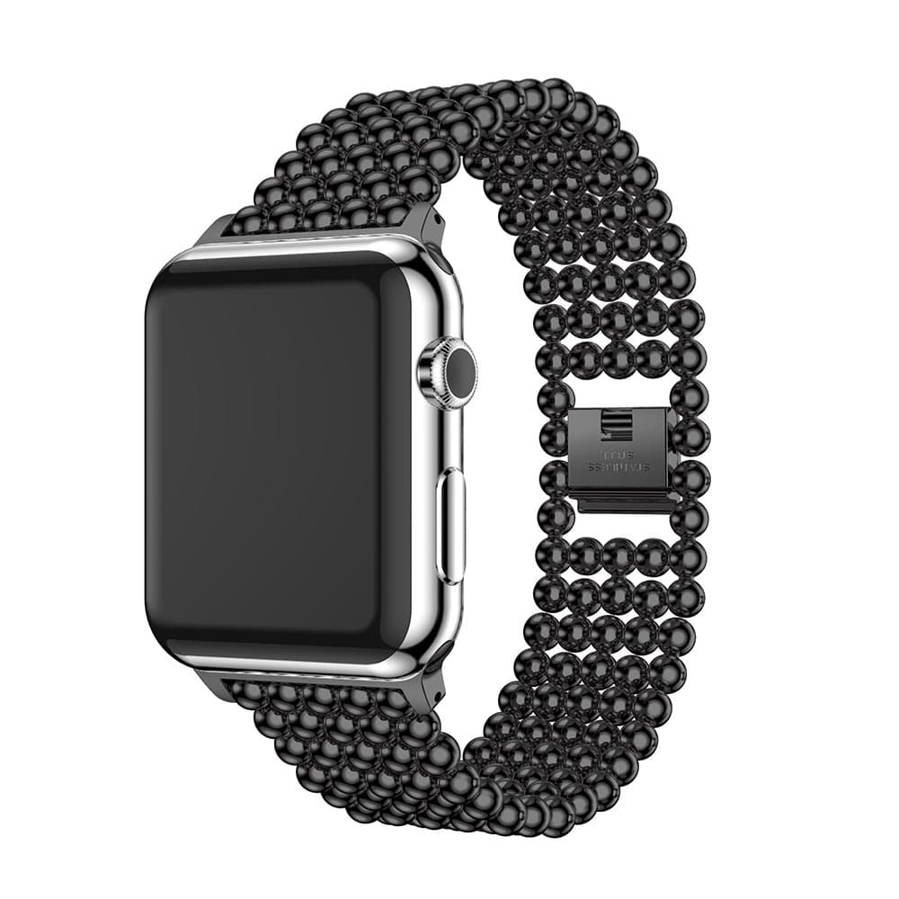 Correa de metal con cuentas para reloj inteligente
