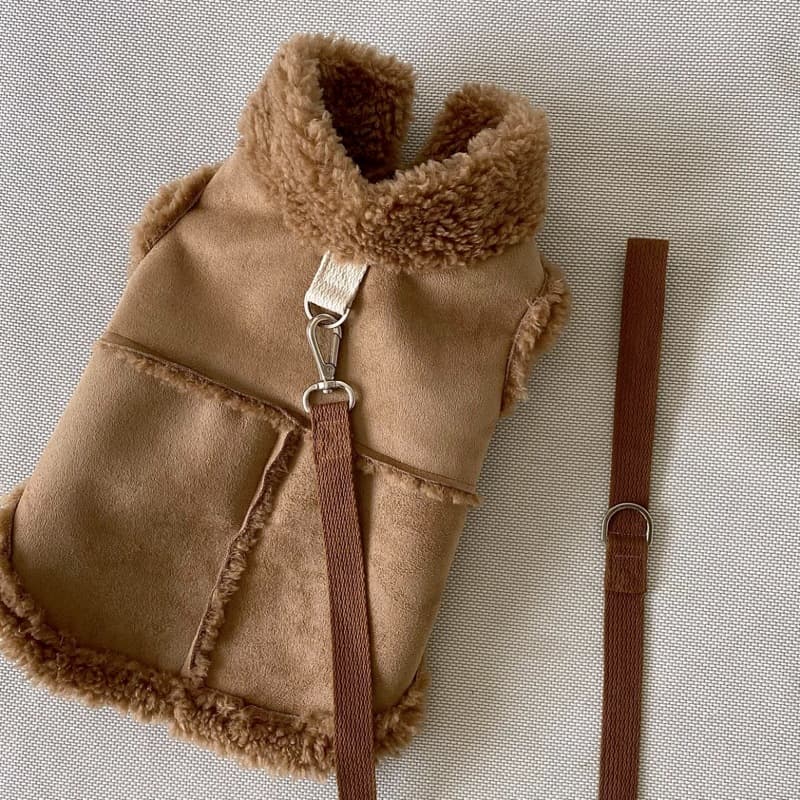 Chaleco cálido con arnés para otoño e invierno
