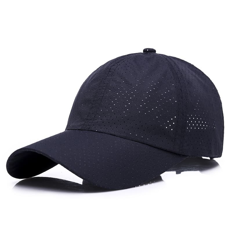 Gorra de béisbol de satén con ala ancha para verano