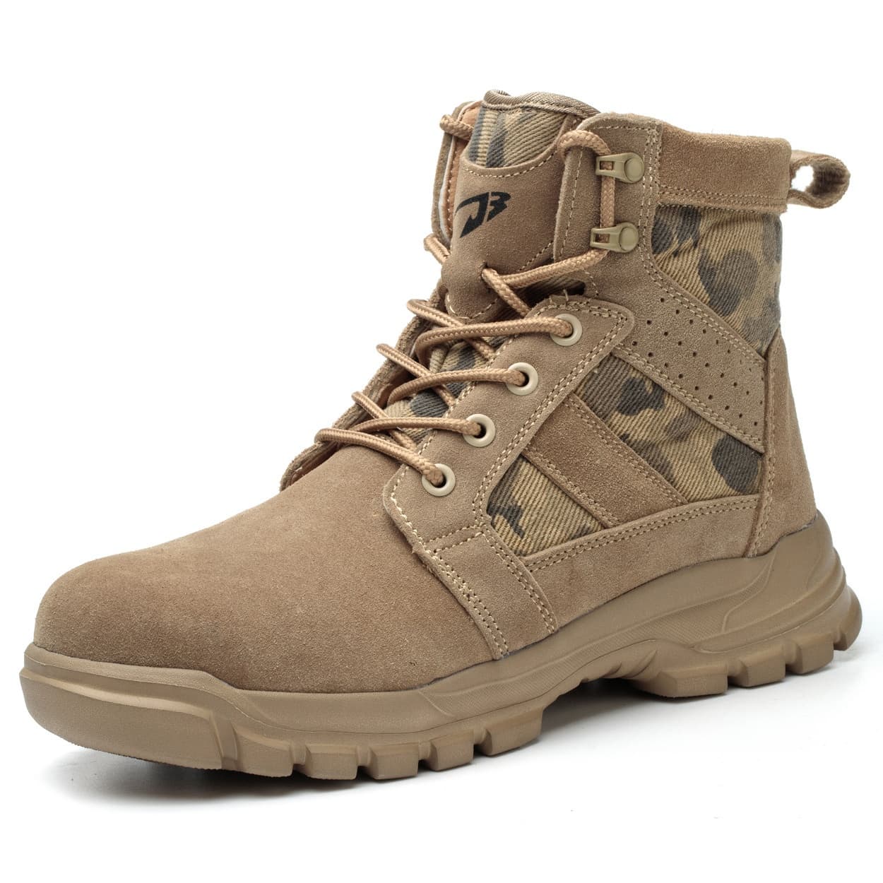 Botas de combate con punta de acero para protección