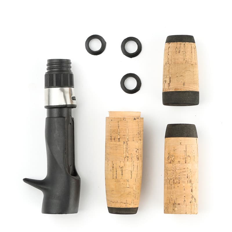 Conjunto de asa de corcho para caña de pesca