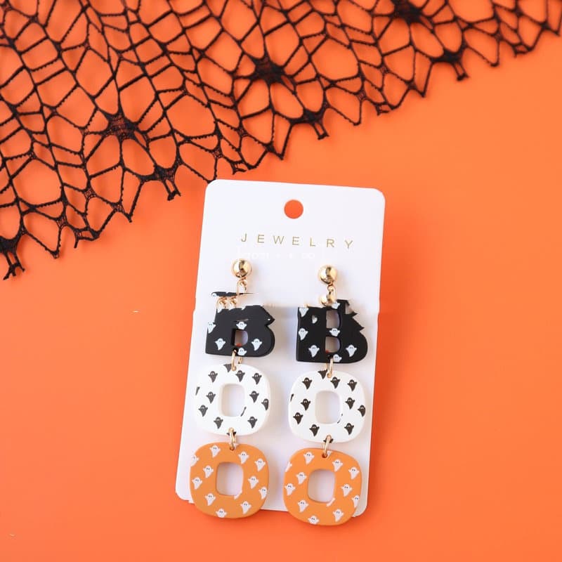 Aretes temática Halloween arcilla polimérica