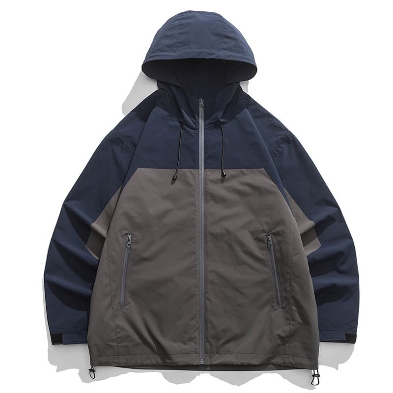 Chaqueta con capucha para hombre