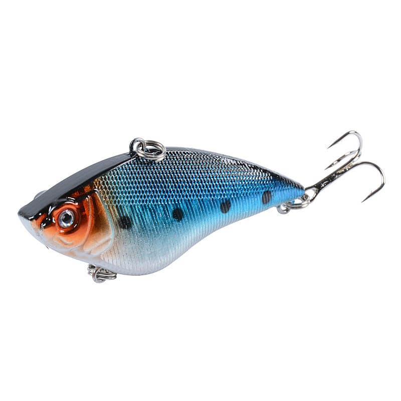Señuelo pesca plástico hundible 7cm luz láser 3D ojos