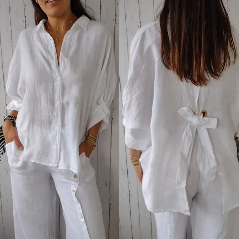 Blusa de moda para mujeres en poliéster
