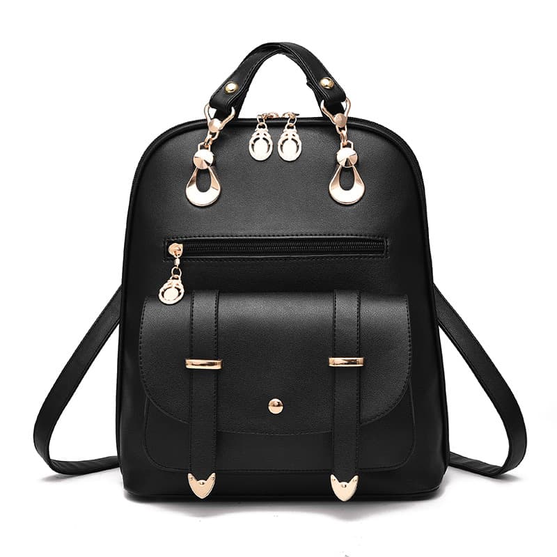 Mochila dual-uso de piel PU para mujer