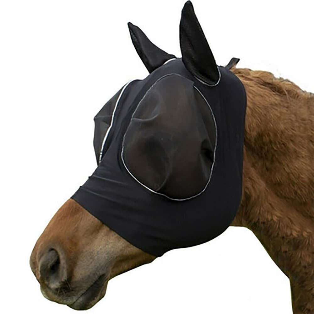 Careta anti mosquitos universal para caballos