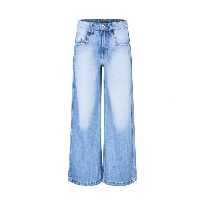 Pantalones amplios cintura alta sueltos