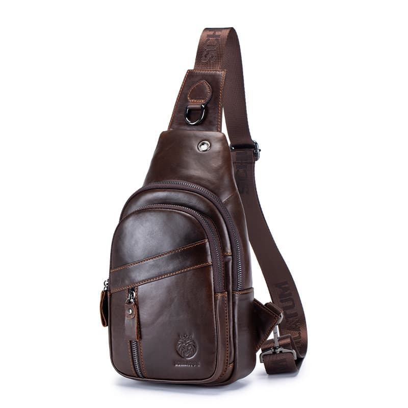 Bolsa mensajera retro para hombre