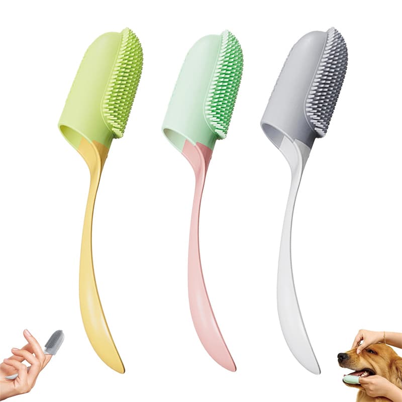 Cepillo de dientes de dedo para perros y gatos