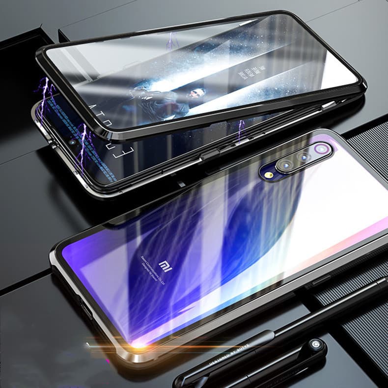 Funda magnética de vidrio templado para teléfono