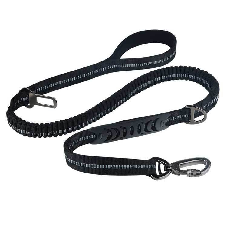 Correa de tracción para perro con anclaje para auto