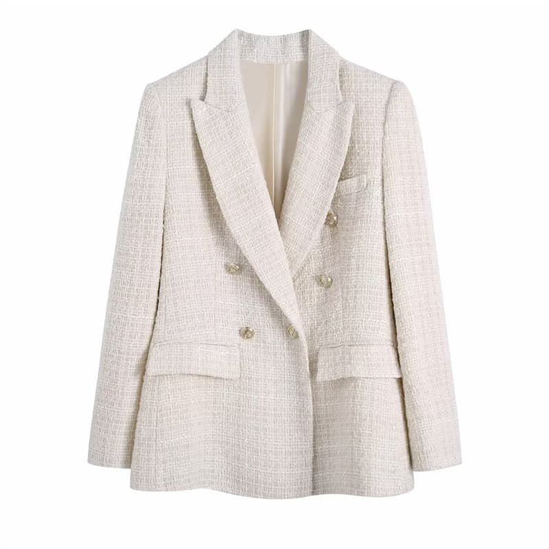 Saco slim de doble botonadura