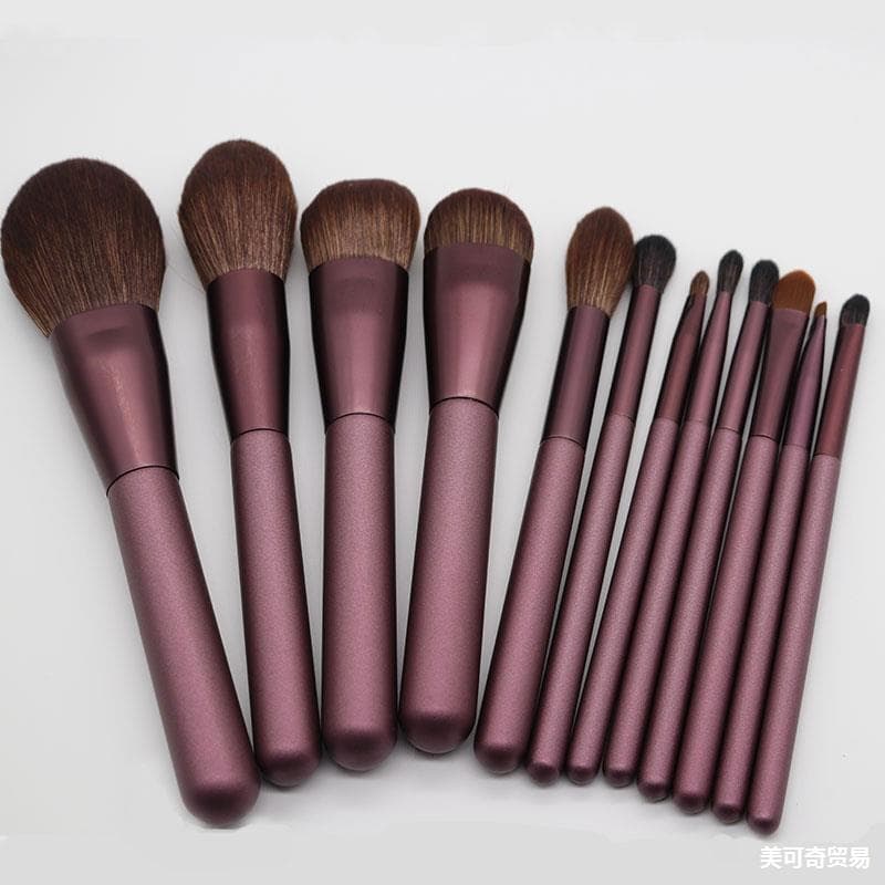 Set de 12 brochas de maquillaje para principiantes