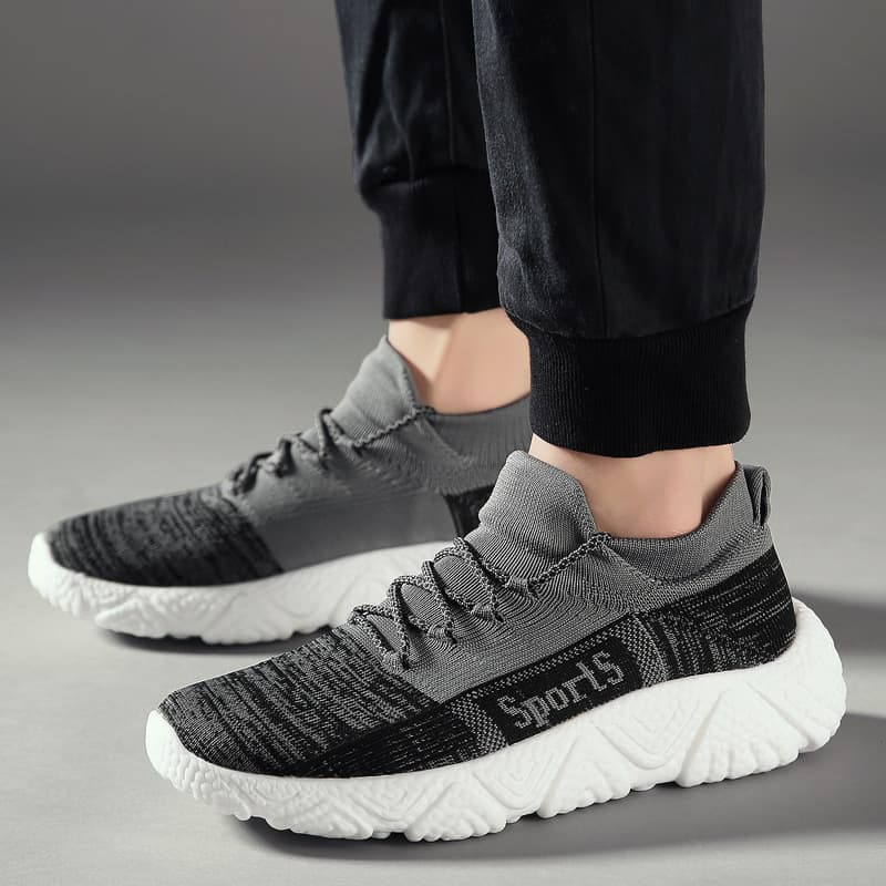 Tenis ligeros de malla para correr