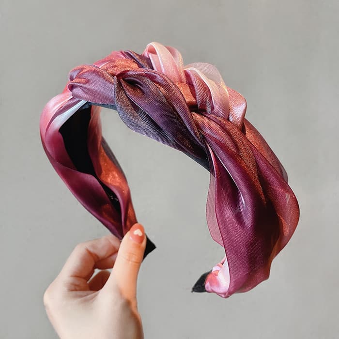 Diadema ancha para presionar el cabello