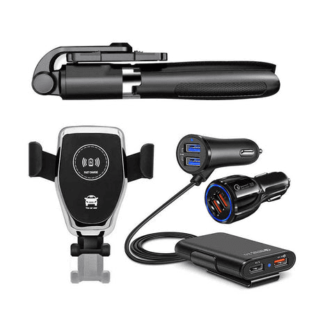 Set de accesorios cargador para auto