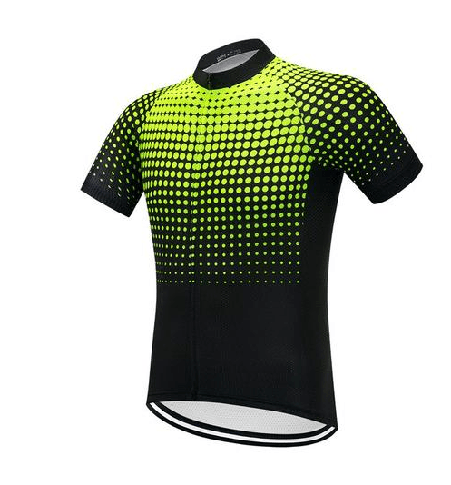 Jersey de ciclismo amarillo neón