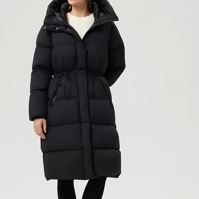 Chaqueta acolchada con capucha cálida corte holgado
