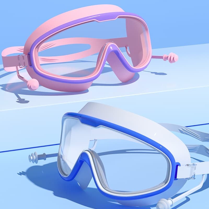Gafas de natación marco grande antiempañantes